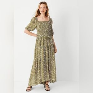 Ann Taylor floral smock dress